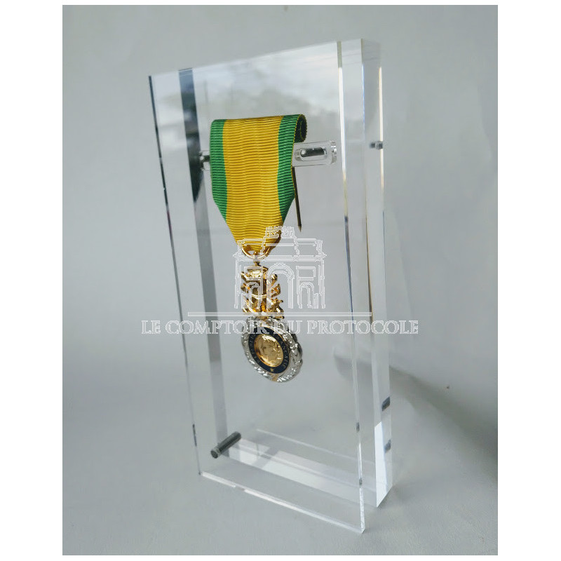 Présentoir de médailles et présentoir de trophées breveté Cadeau