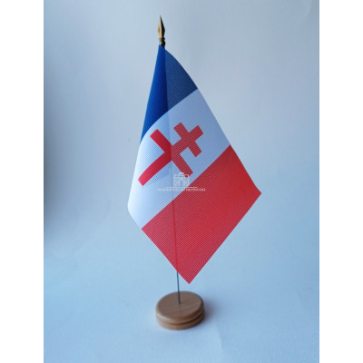 MINI DRAPEAU FRANCE LIBRE 10X14CM