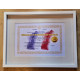 DIPLOME MEDAILLE DU TRAVAIL - CADRE 30X40CM