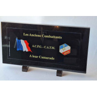 PLAQUE FUNERAIRE ACPG CATM