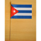 MINI DRAPEAU CUBA 10X14CM