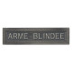 AGRAFE ARME BLINDEE pour medaille pendante