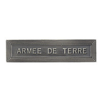 AGRAFE ARMEE DE TERRE pour medaille pendante